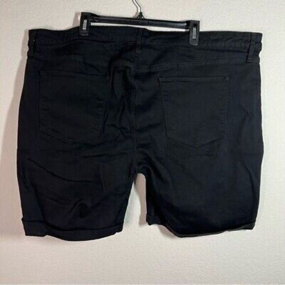 Universal‎ Thread Womens Jean Shorts Black Cotton Denim Cuffed Size 26WR - Picture 7 of 7